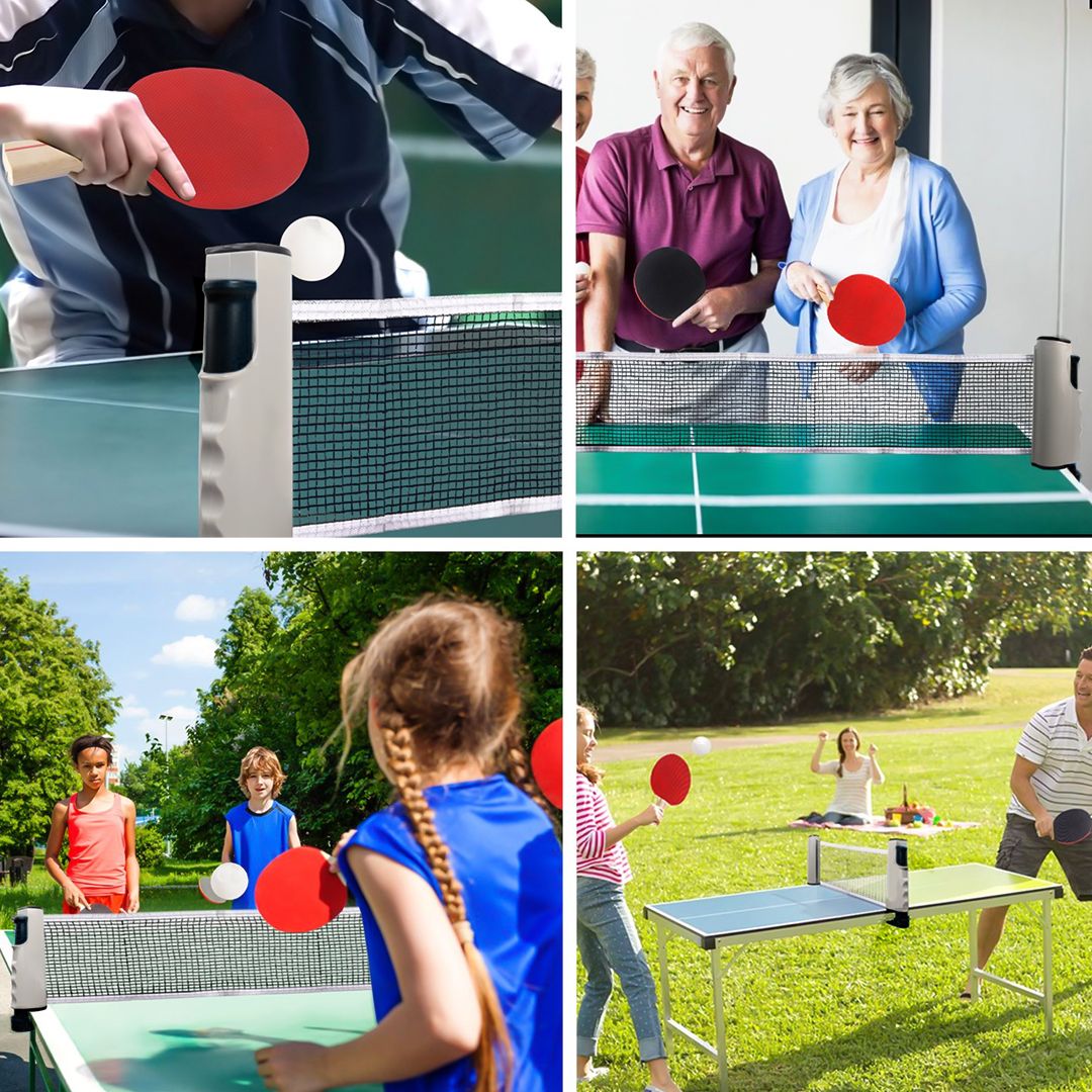 طقم تنس طاولة متنقل - 4