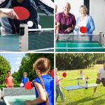 طقم تنس طاولة متنقل - 4