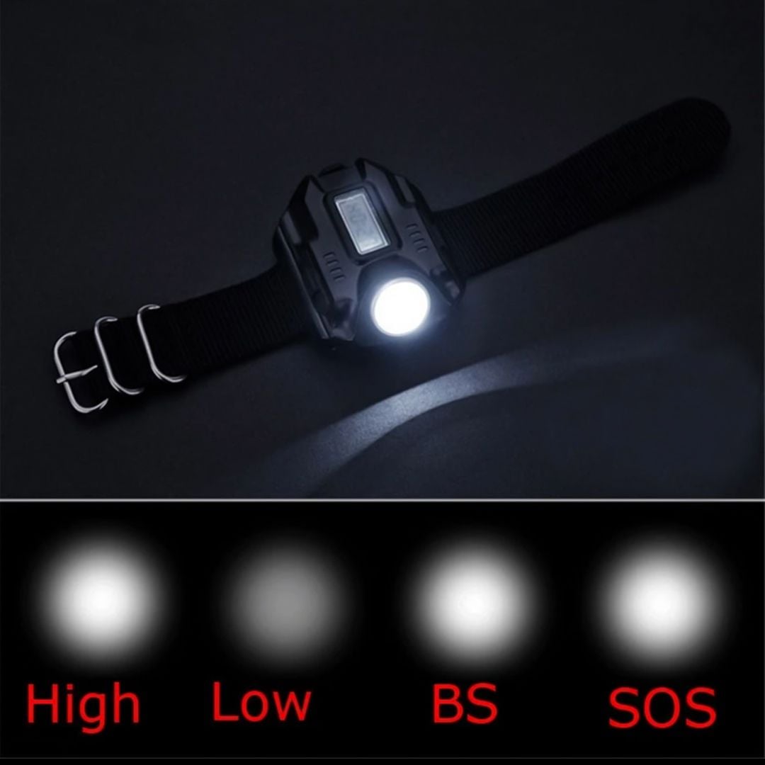 Rechargeable Wrist Watch With Flashlight product thumbnail 11
