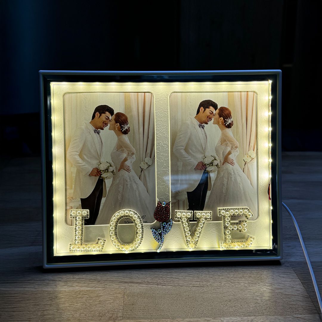 Double Illuminated Photo Frame - 32 cm product thumbnail 2